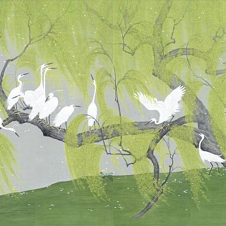 Herons and Willows